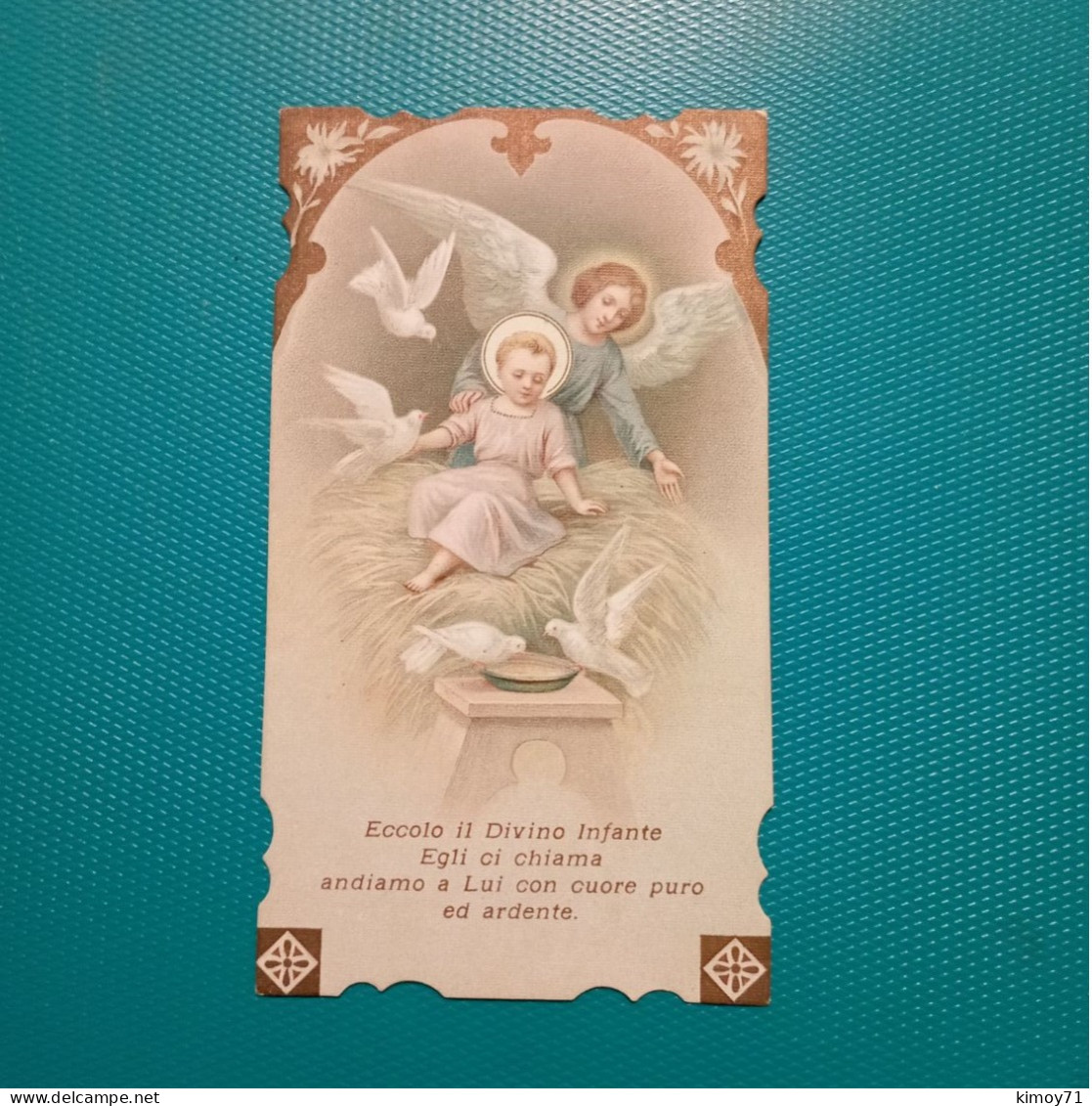 Santino Formola Di Omaggio A Gesù Bambino. 1899 - Religion & Esotericism