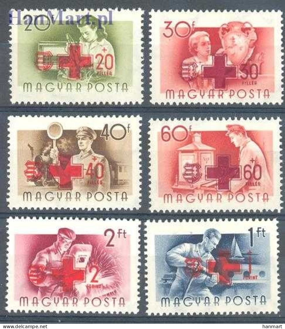 Hungary 1957 Mi 1482-1487 MNH  (ZE4 HNG1482-1487) - Medizin
