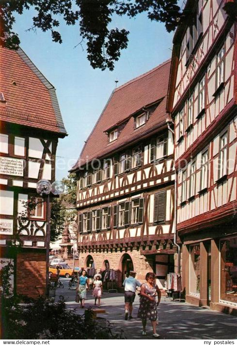 73214137 Bensheim Bergstrasse Fachwerkhaeuser Am Markt Altstadt Bensheim Bergstr - Bensheim