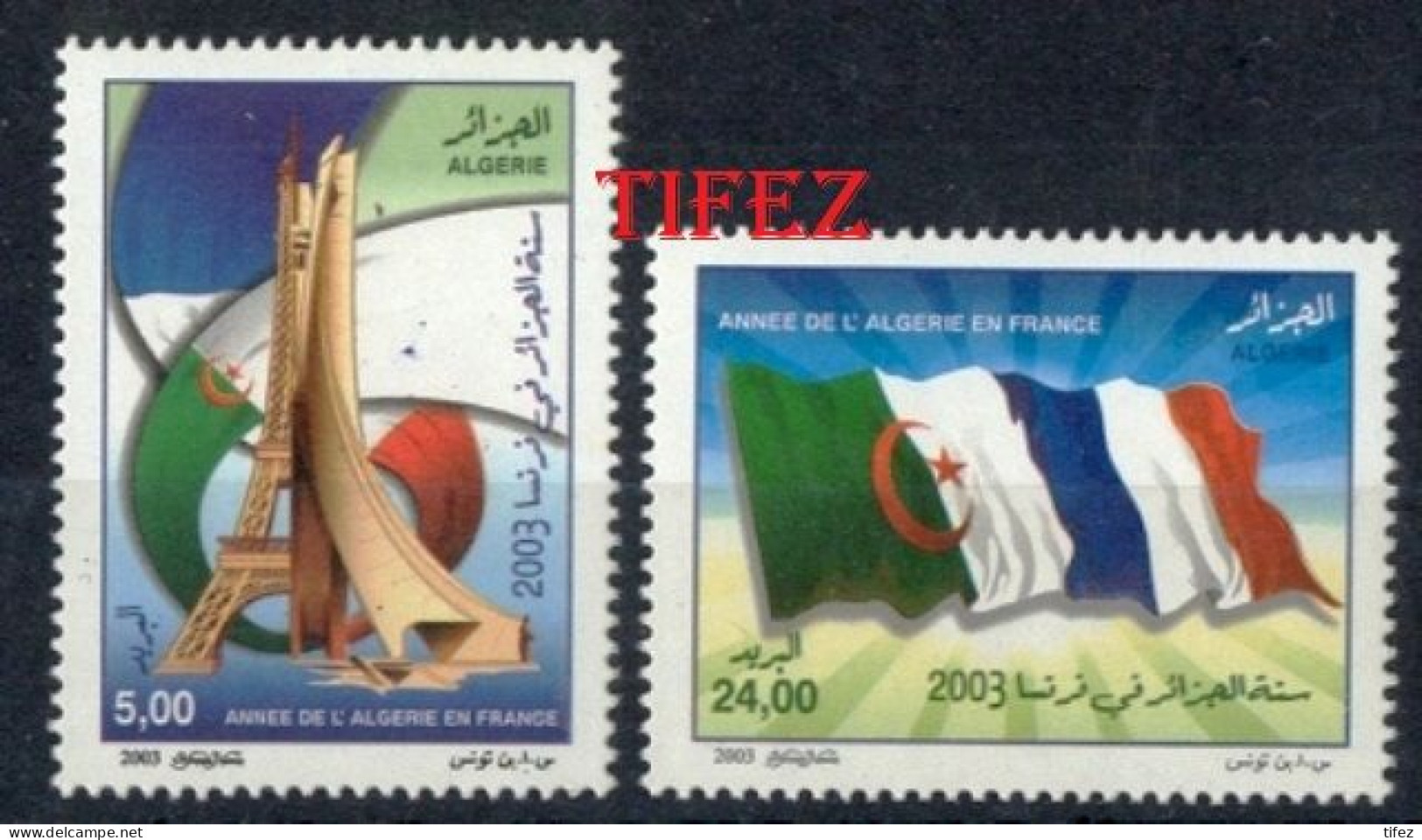 Année 2002-N°1335/1336 Neufs**MNH : Année De L' Algérie En France - Algerien (1962-...)