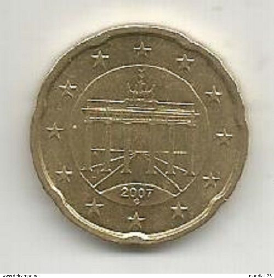 GERMANY 20 EURO CENT 2007 (G) - Deutschland
