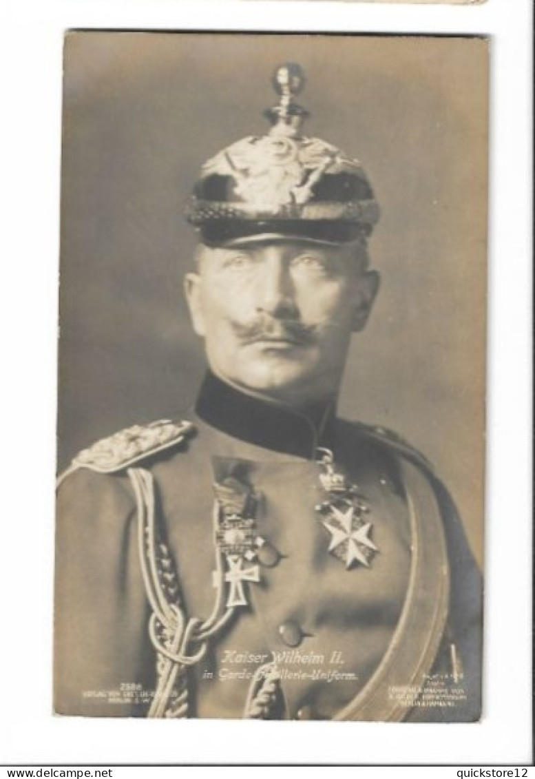 Kaiser Wilhelm II In Garde Artillerie-Uniform  7319 - Uniformen