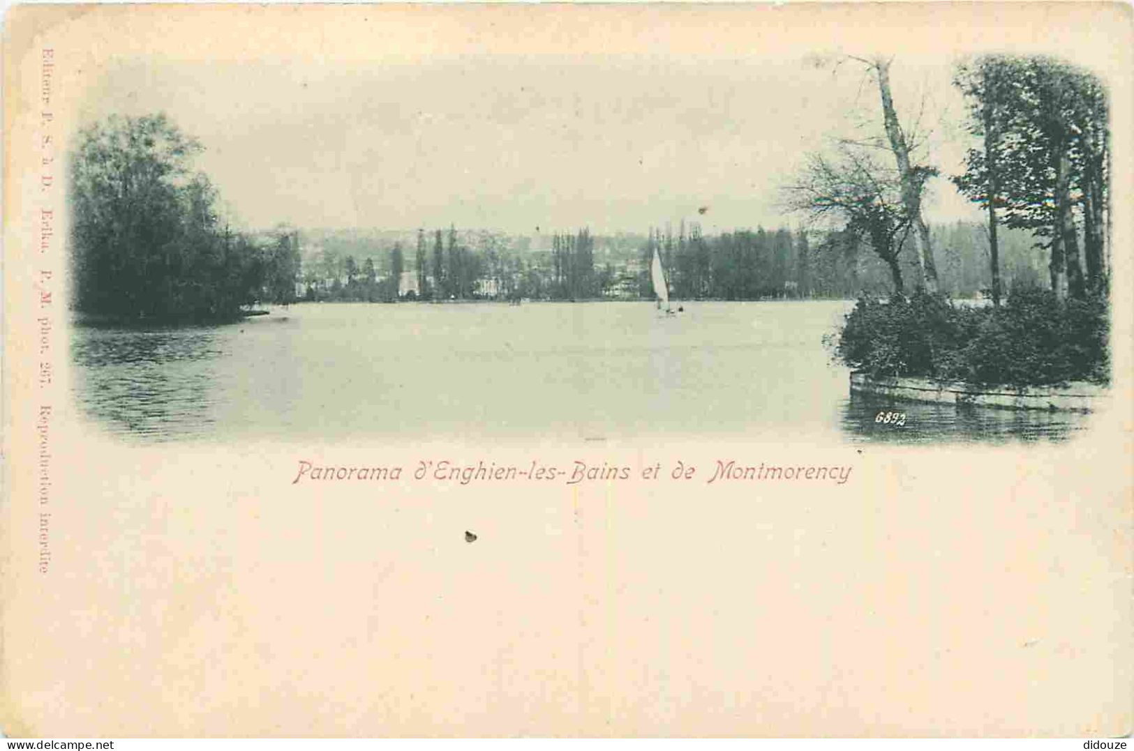 95 - Enghien Les Bains - Panorama D'Enghien Et De Montmorency - Précurseur - CPA - Voir Scans Recto-Verso - Enghien Les Bains