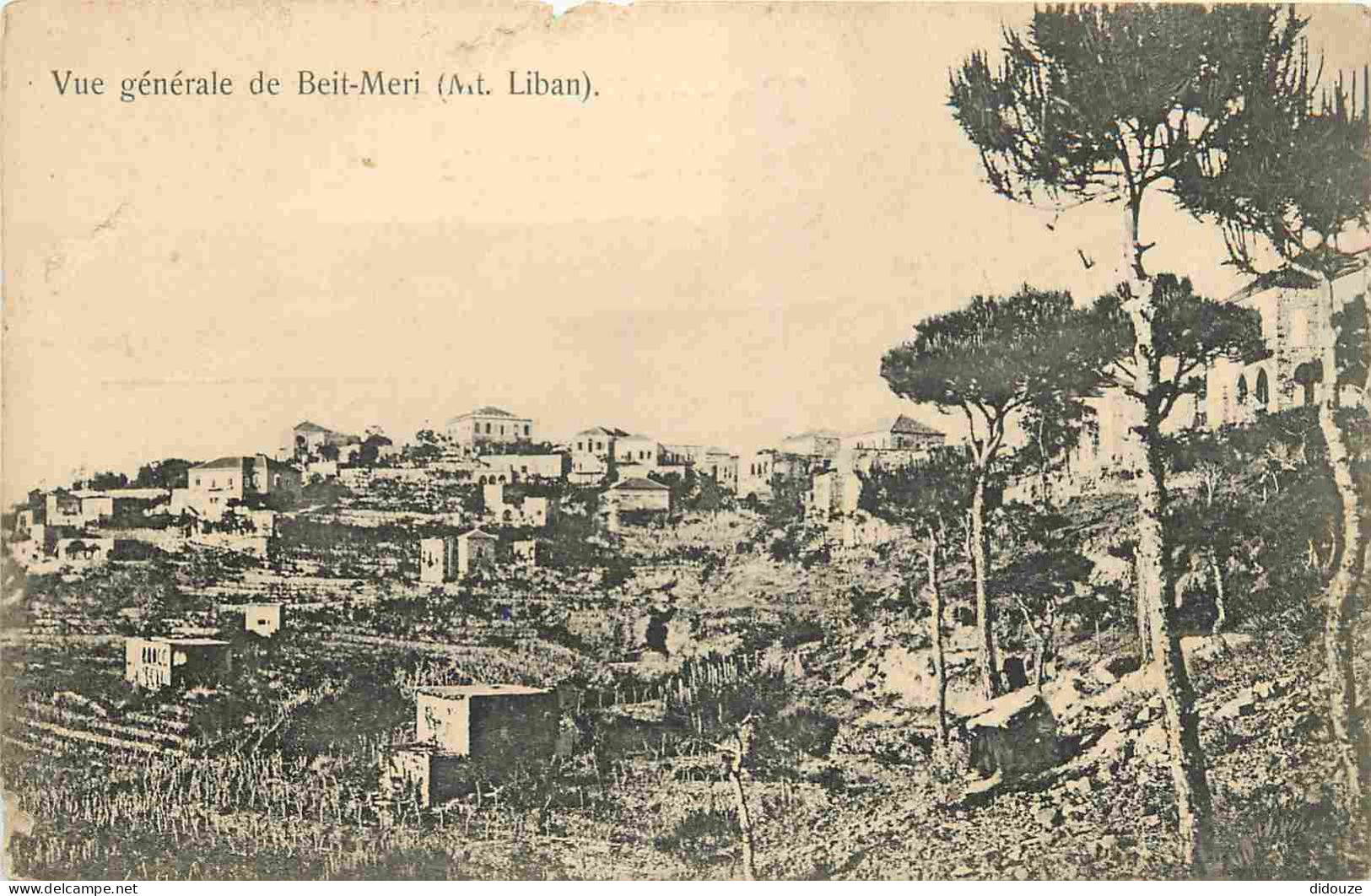 Liban - Mont Liban - Vue Générale De Beit-Meri - CPA - Etat Croquée Sur Le Haut - Voir Scans Recto-Verso - Libanon