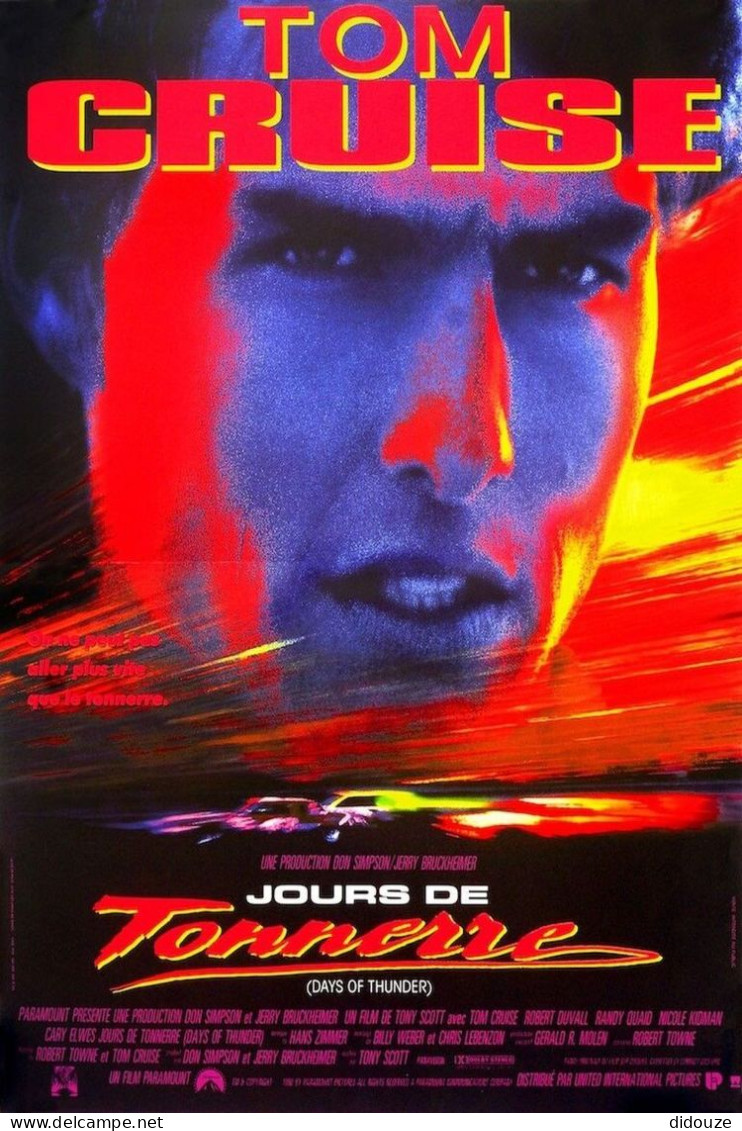 Cinema - Jours De Tonnerre - Tom Cruise - Affiche De Film - CPM - Carte Neuve - Voir Scans Recto-Verso - Posters Op Kaarten