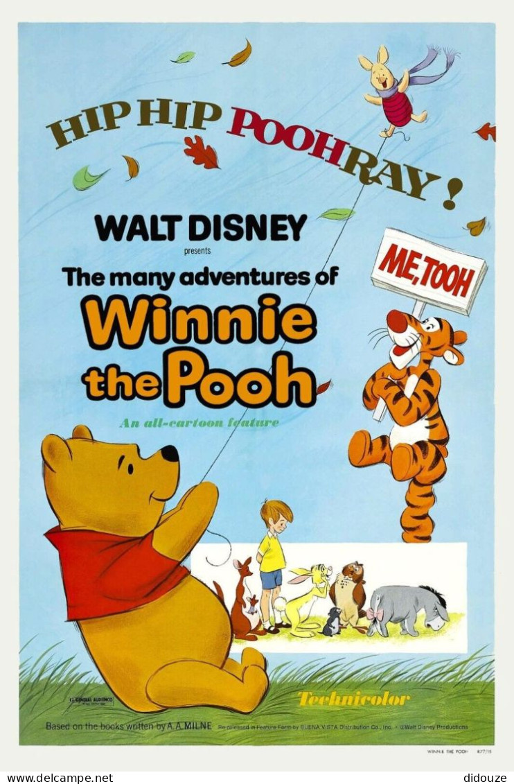 Cinema - Winnie The Pooh - Winnie L'ourson - Walt Disney - Illustration Vintage - Affiche De Film - CPM - Carte Neuve -  - Plakate Auf Karten