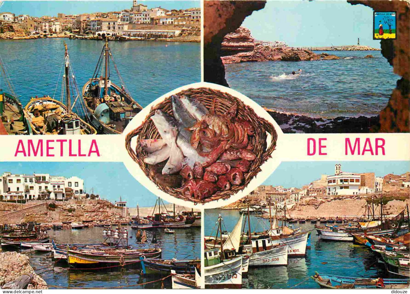 Espagne - Espana - Cataluna - Amettla De Mar - Multivues - Bateaux - Poissons - CPM - Voir Scans Recto-Verso - Tarragona