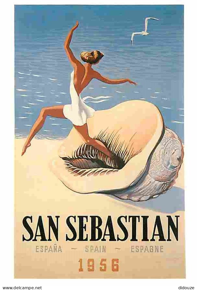 Publicite - San Sébastian - Affiche De 1956 - Carte Neuve - CPM - Voir Scans Recto-Verso - Publicidad