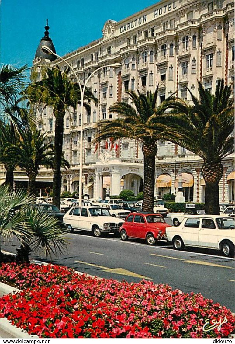 Automobiles - Cannes - Carlton Hôtel - CPM - Voir Scans Recto-Verso - Turismo