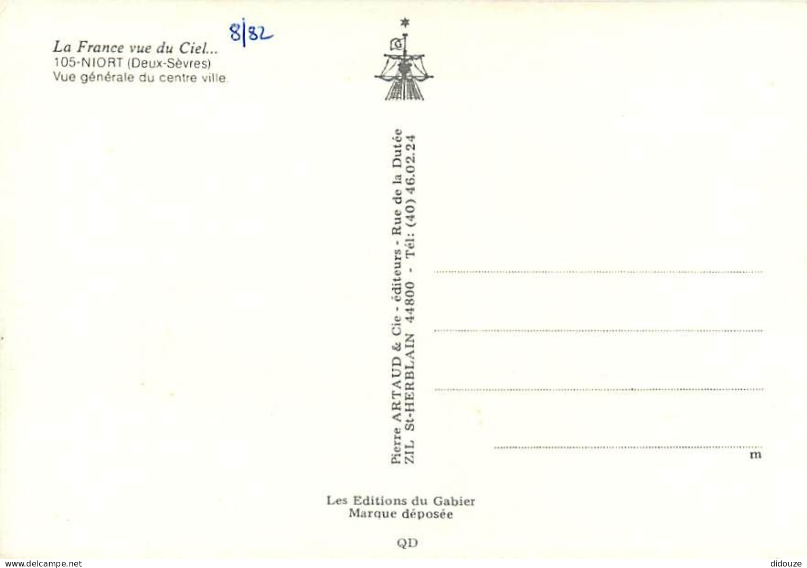 79 - Niort - Vue Générale Aérienne Du Centre Ville - Carte Neuve - CPM - Voir Scans Recto-Verso - Niort