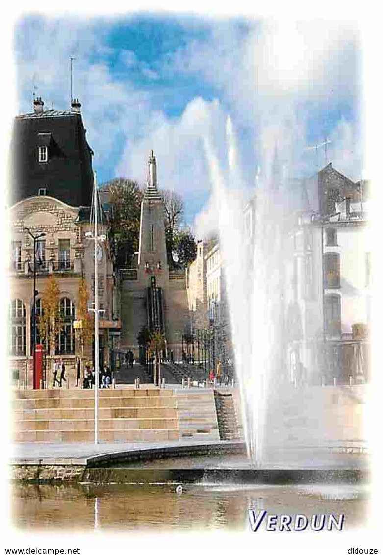 55 - Verdun - Le Monument De La Victoire - Quai De Londres - Jets D'eau - Carte Neuve - CPM - Voir Scans Recto-Verso - Verdun