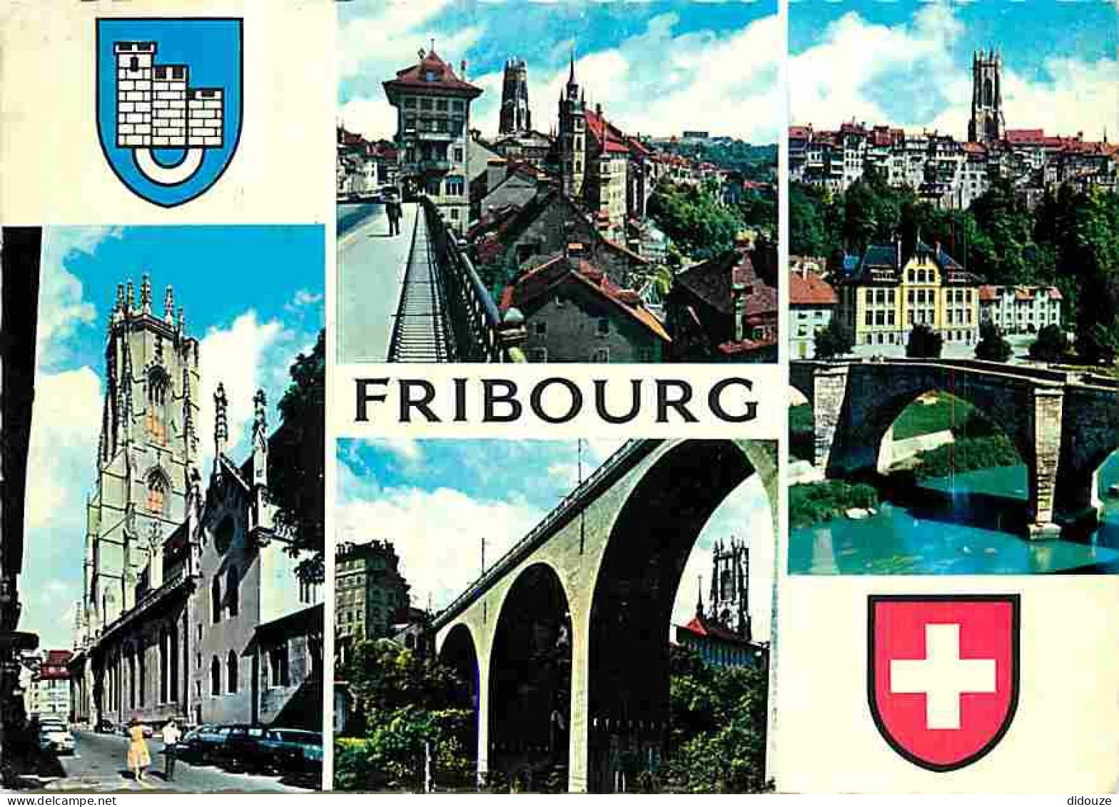 Suisse - Fribourg - Multivues - CPM - Voir Scans Recto-Verso - Otros & Sin Clasificación