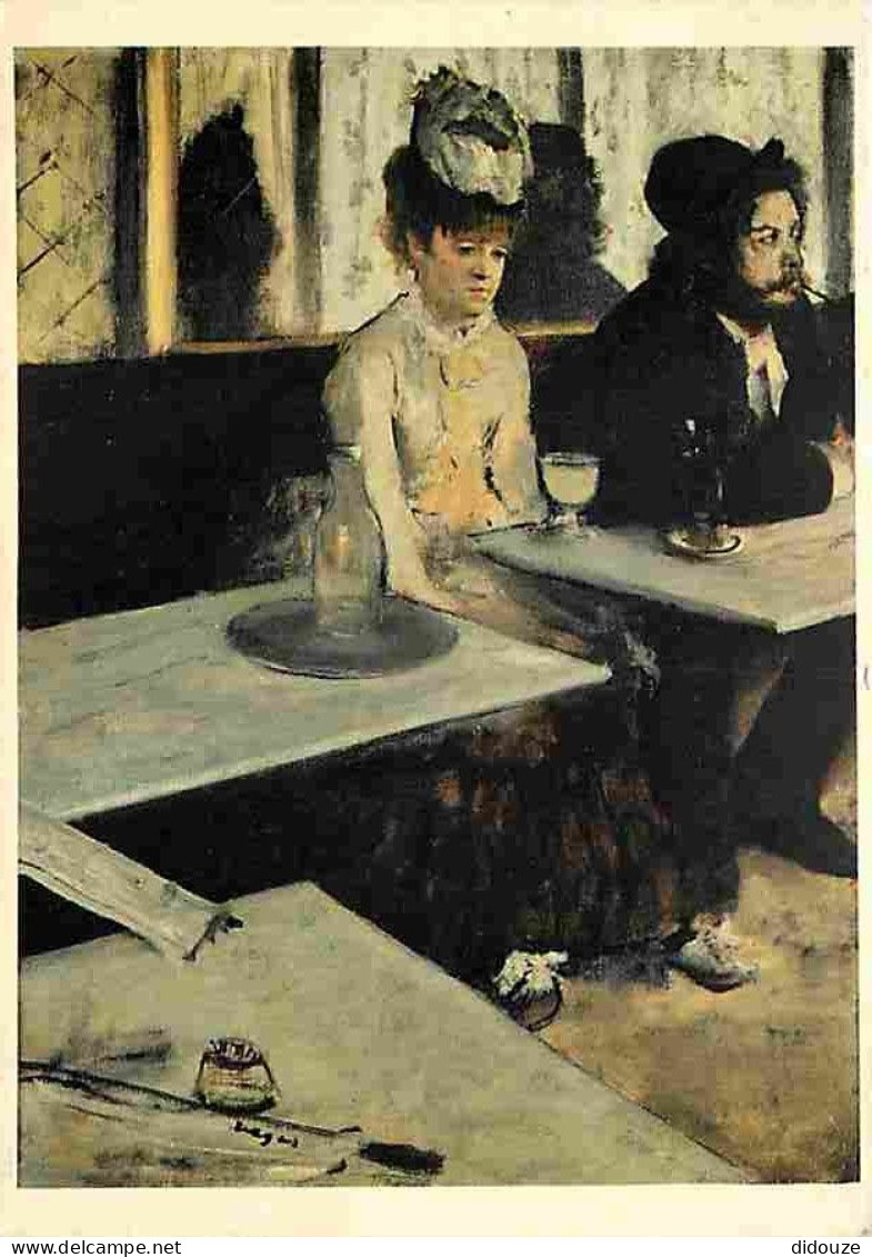 Art - Peinture - Edgar Degas - Au Café Dit L'Absinthe - CPM - Voir Scans Recto-Verso - Paintings