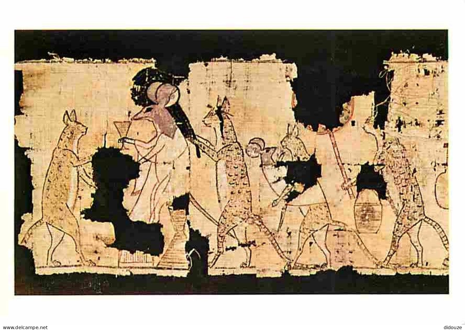 Art - Antiquités - Egypte - Papyrus Satirique - CPM - Voir Scans Recto-Verso - Antichità
