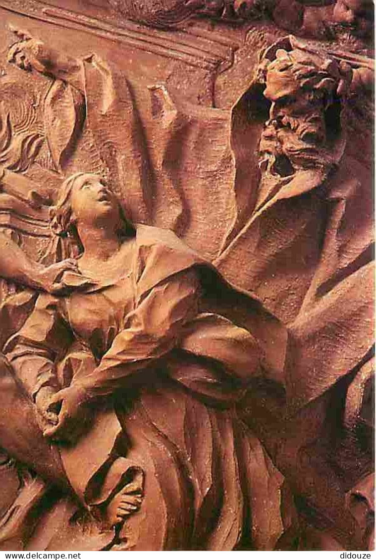 Art - Art Religieux - Melun - Comité Départemental De Seine Et Marne - Sainte Victoire Refusant De Sacrifier Aux Idoles  - Quadri, Vetrate E Statue