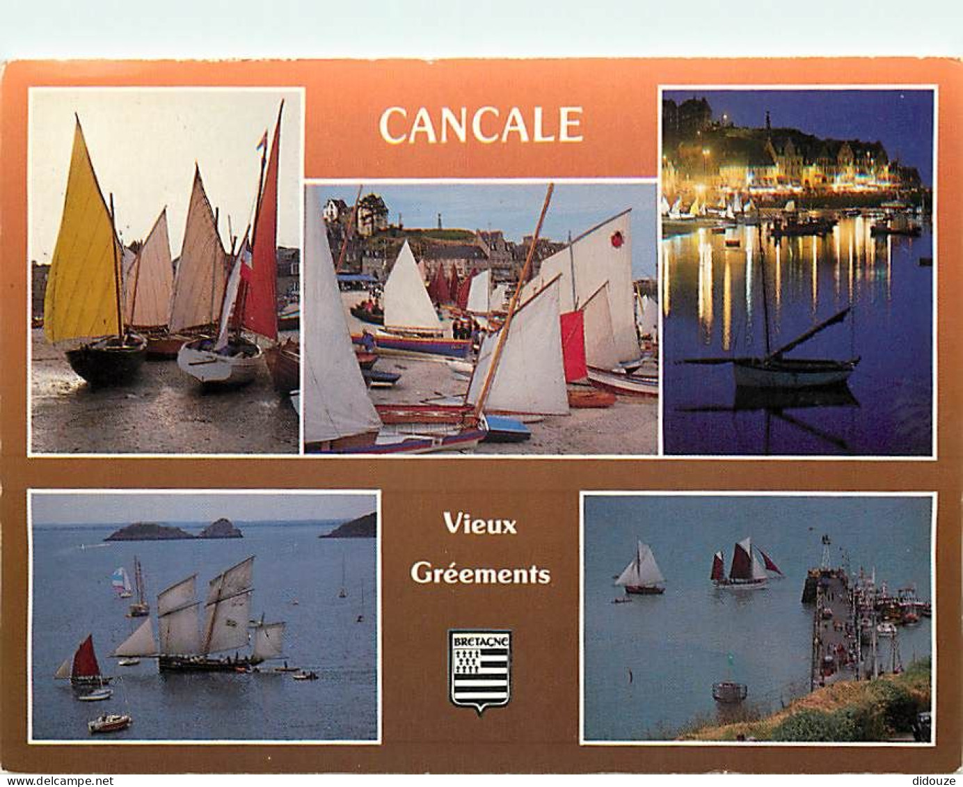 35 - Cancale - Vieux Gréements - Multivues - Blasons - CPM - Voir Scans Recto-Verso - Cancale