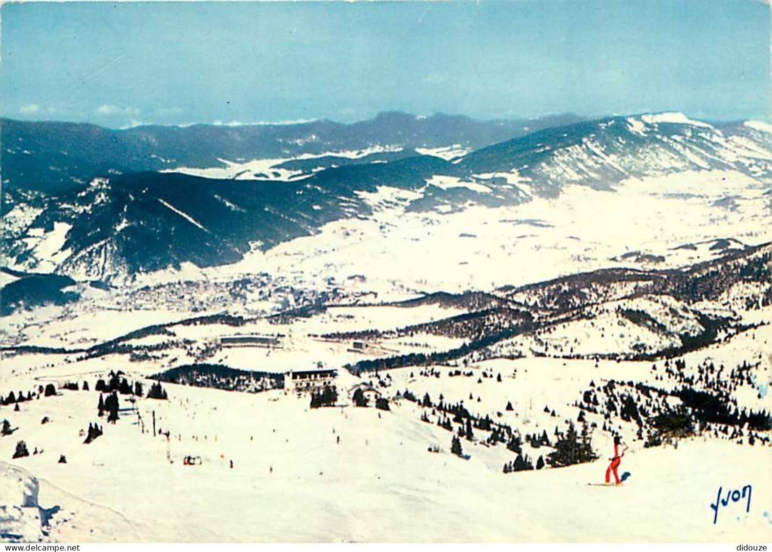 38 - Villard De Lans - Les Pistes De La Côte 2000 Et Villard-de-Lans - Hiver - Neige - CPM - Voir Scans Recto-Verso - Villard-de-Lans