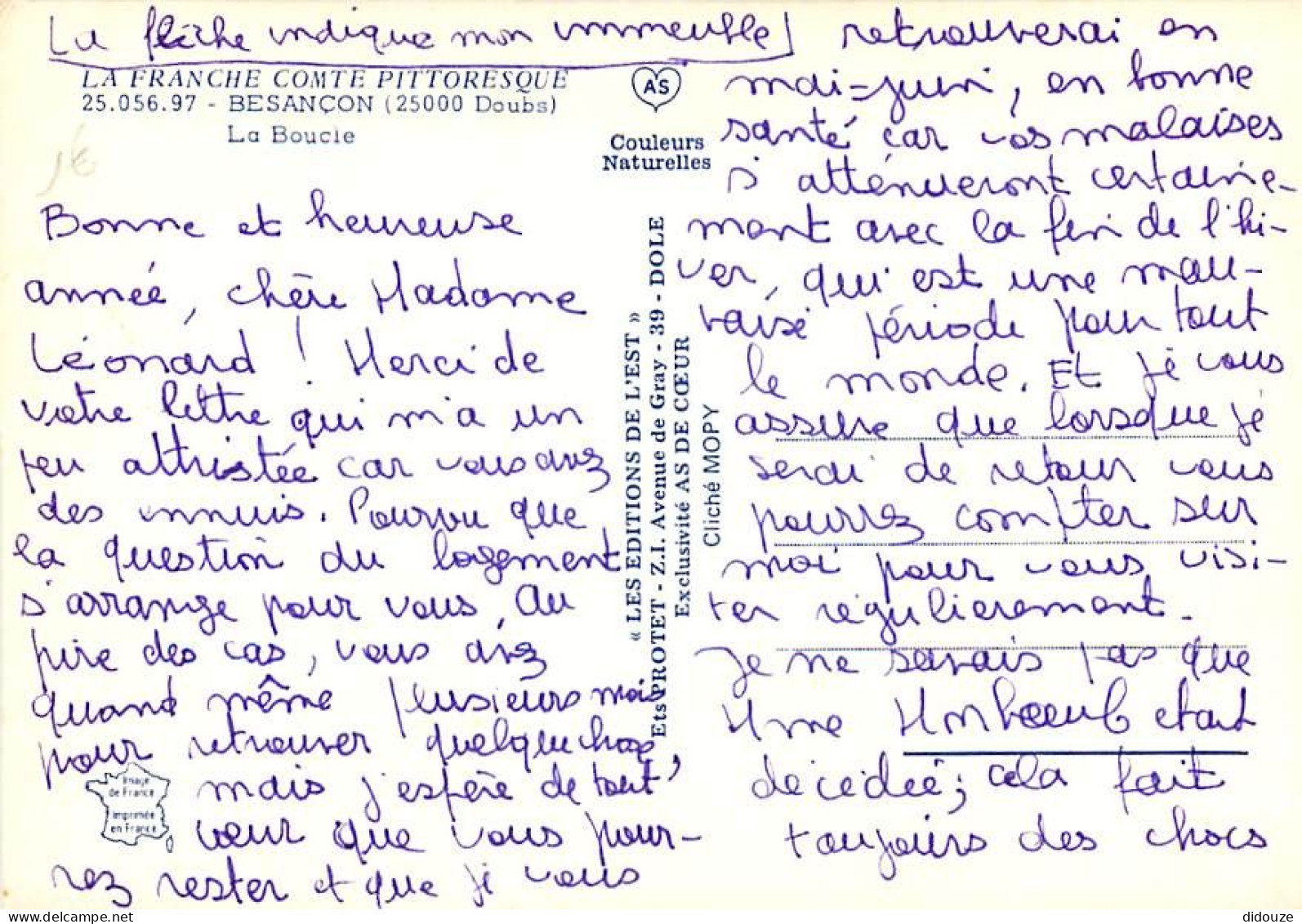 25 - Besançon - La Boucle Du Doubs - Vue Aérienne - CPM - Voir Scans Recto-Verso - Besancon