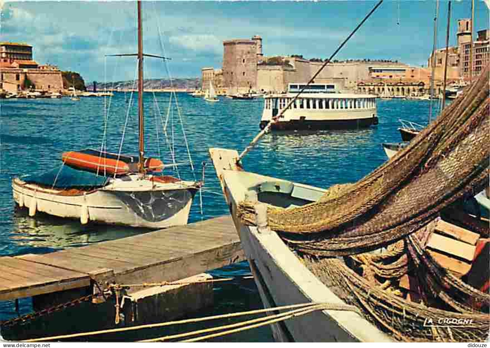 13 - Marseille - Entrée Du Vieux Port - Phare Et Fort Saint Jean - Bateaux - Carte Neuve - CPM - Voir Scans Recto-Verso - Oude Haven (Vieux Port), Saint Victor, De Panier