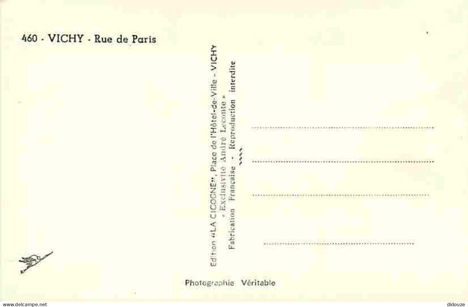 03 - Vichy - Rue De Paris - Automobiles - Carte Neuve - CPM - Voir Scans Recto-Verso - Vichy