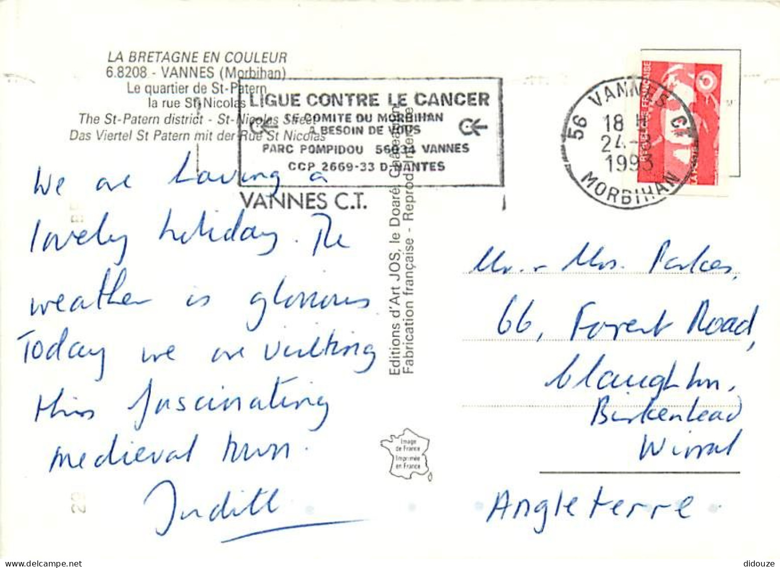 56 - Vannes - CPM - Voir Scans Recto-Verso - Vannes