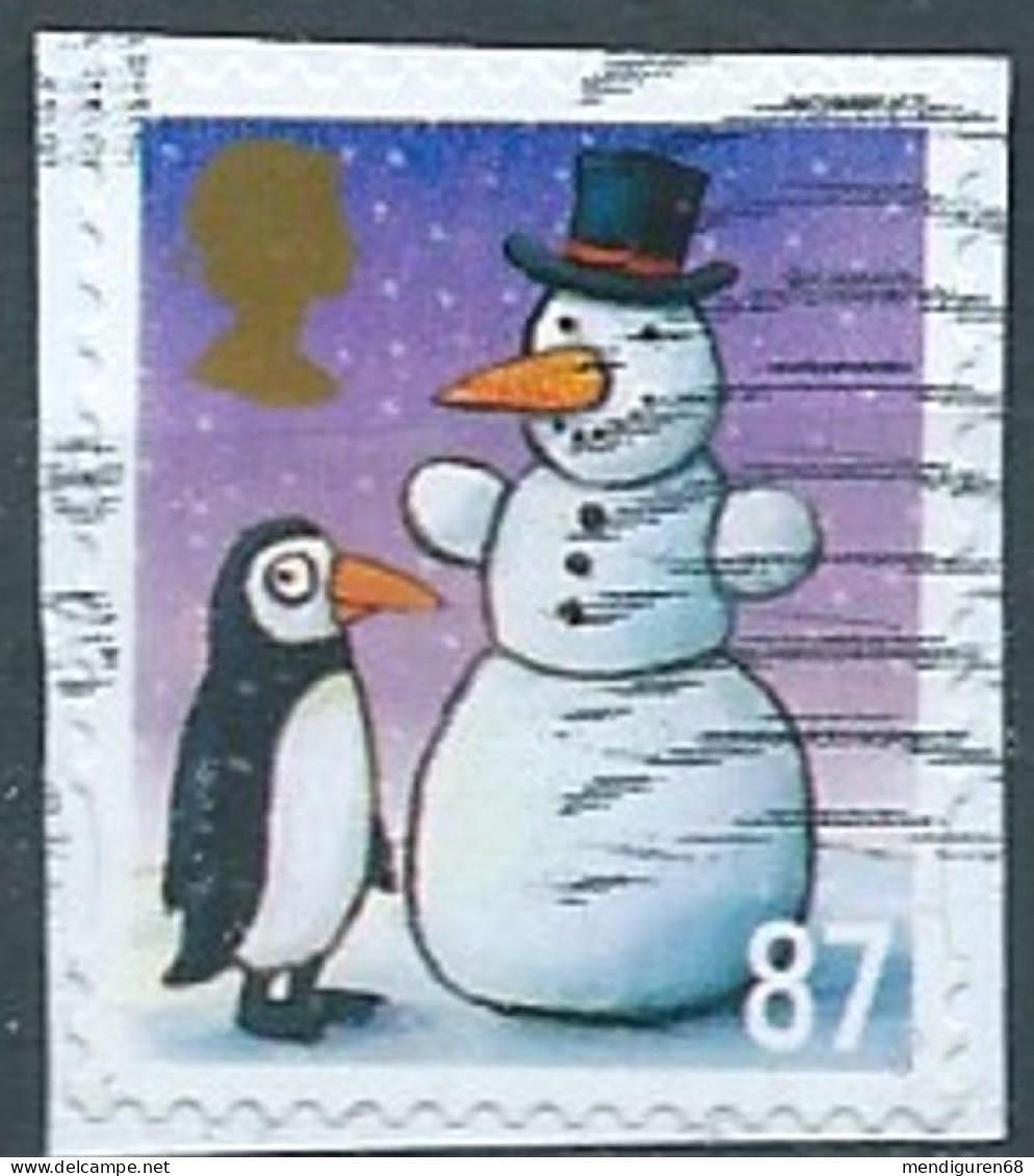 GROSSBRITANNIEN GRANDE BRETAGNE GB 2012 CHRISTMAS S/A: PENGUIN AND SNOWMAN S/A 68P USED  SG 3419 MI 3384 YT 3770 SC 3124 - Used Stamps