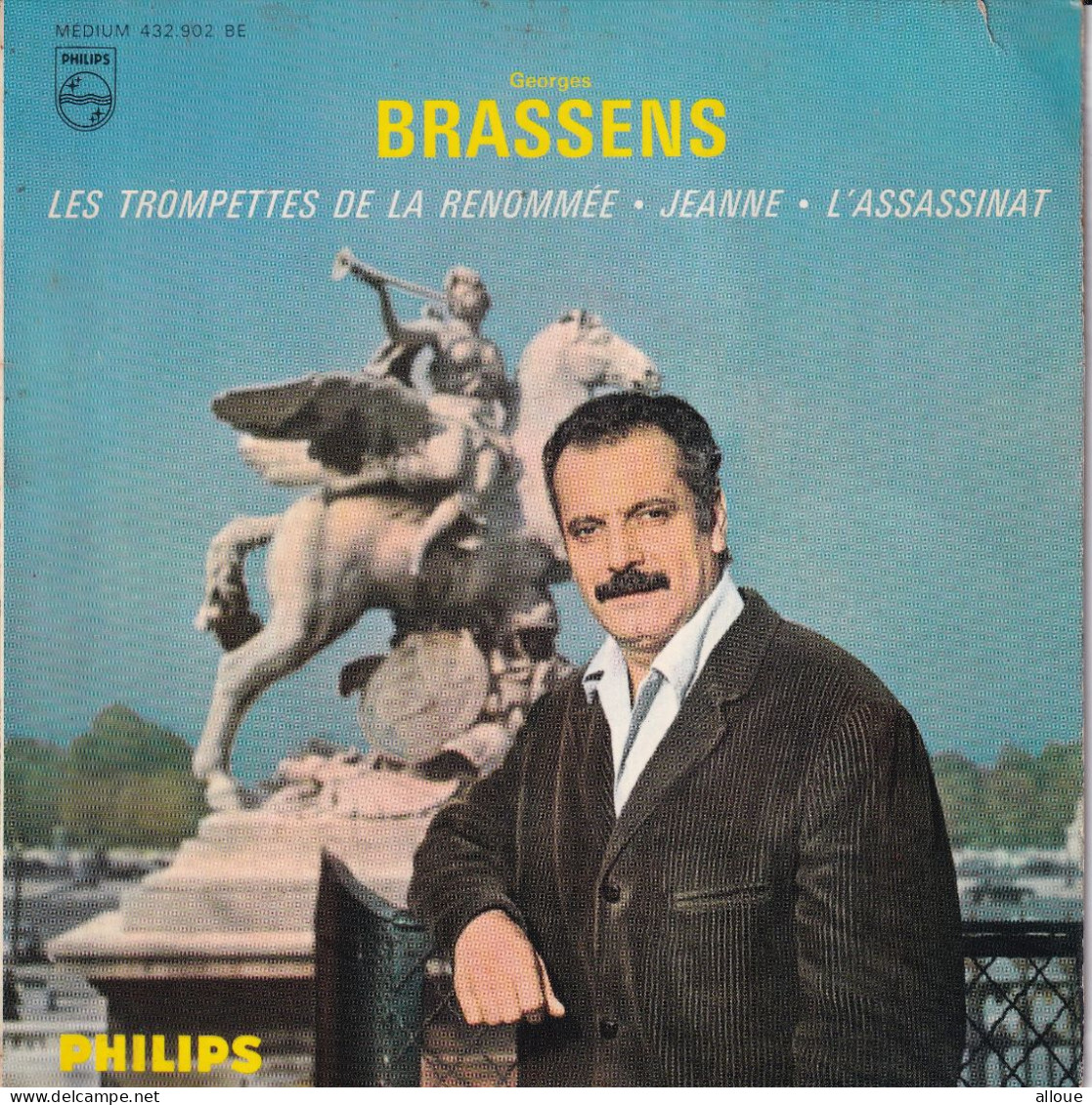 GEORGES BRASSENS - FR EP - LES TROMPETTES DE LA RENOMMEE + 3 - Otros - Canción Francesa
