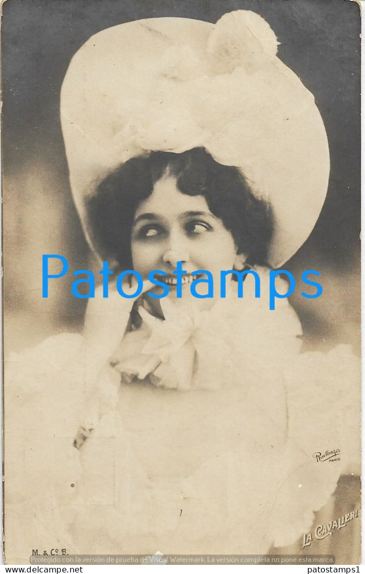 228443 ARTIST LINA CAVALIERI ITALY ACTRESS PHOTOGRAPHER REUTLINGER BREAK POSTAL POSTCARD - Künstler