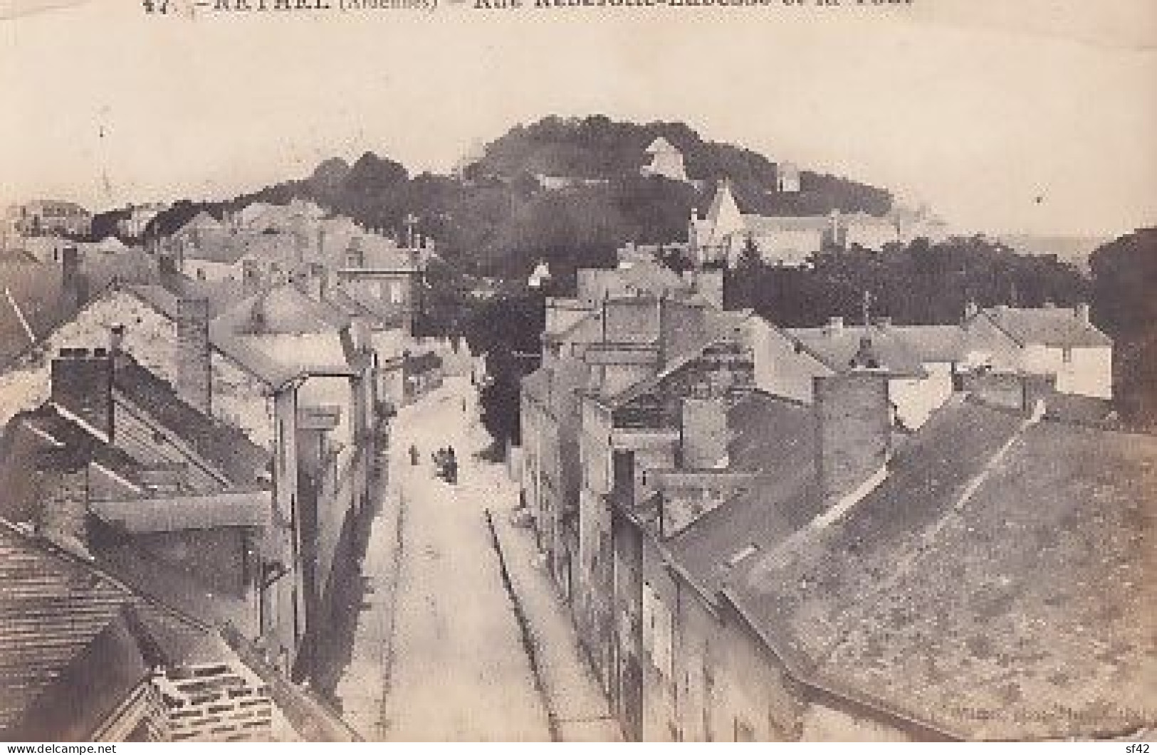 RETHEL                CARTE PHOTO   RUE  REBEROTTE LABESSE  ET LA TOUR - Rethel