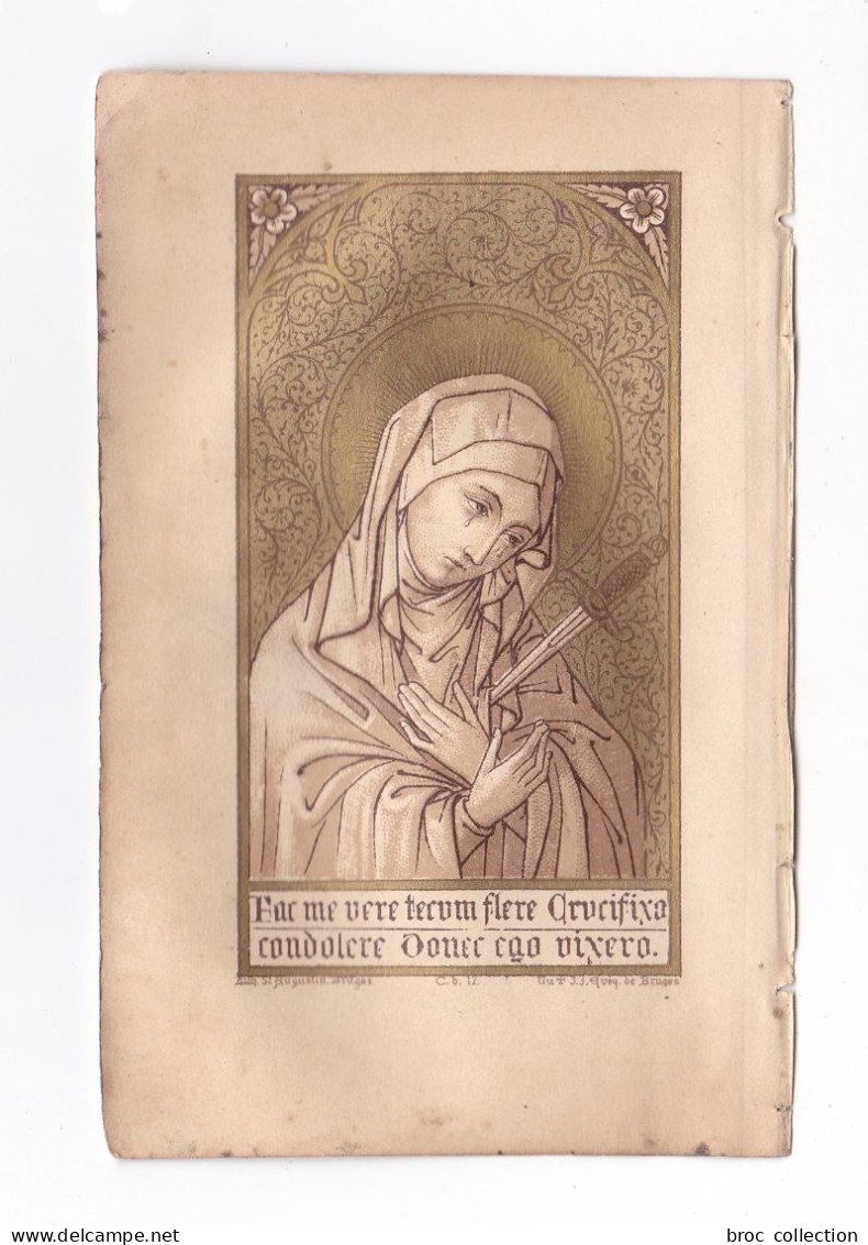 Mater Dolorosa, Vierge Marie, éd. Sté St Augustin C. B. 17 - Devotion Images