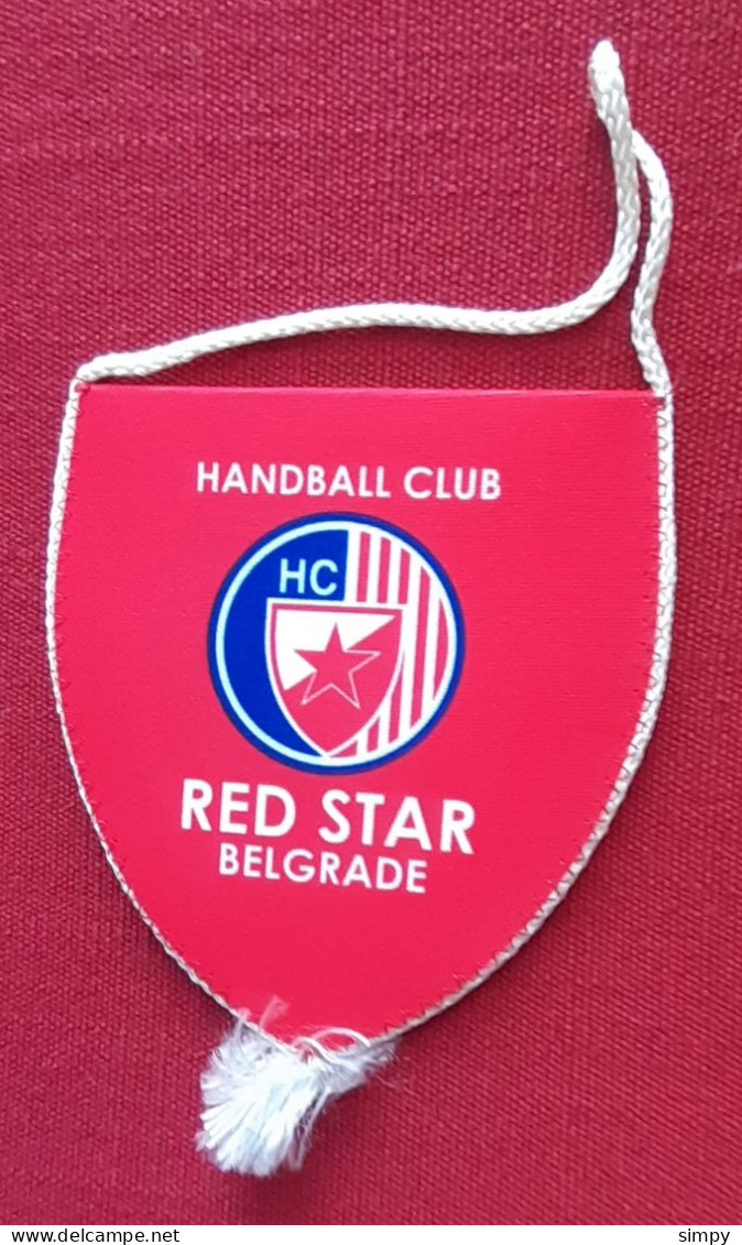 Pennant Handball Club CRVENA ZVEZDA Serbia Size 11x14cm - Handball