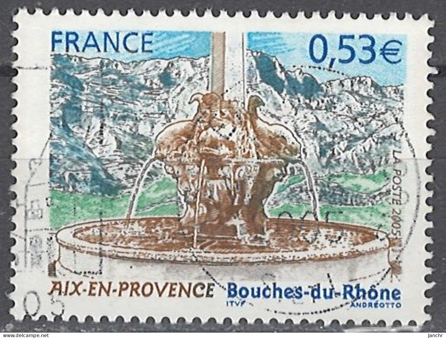 France Frankreich 2005. Mi.Nr. 3928, Used O - Oblitérés