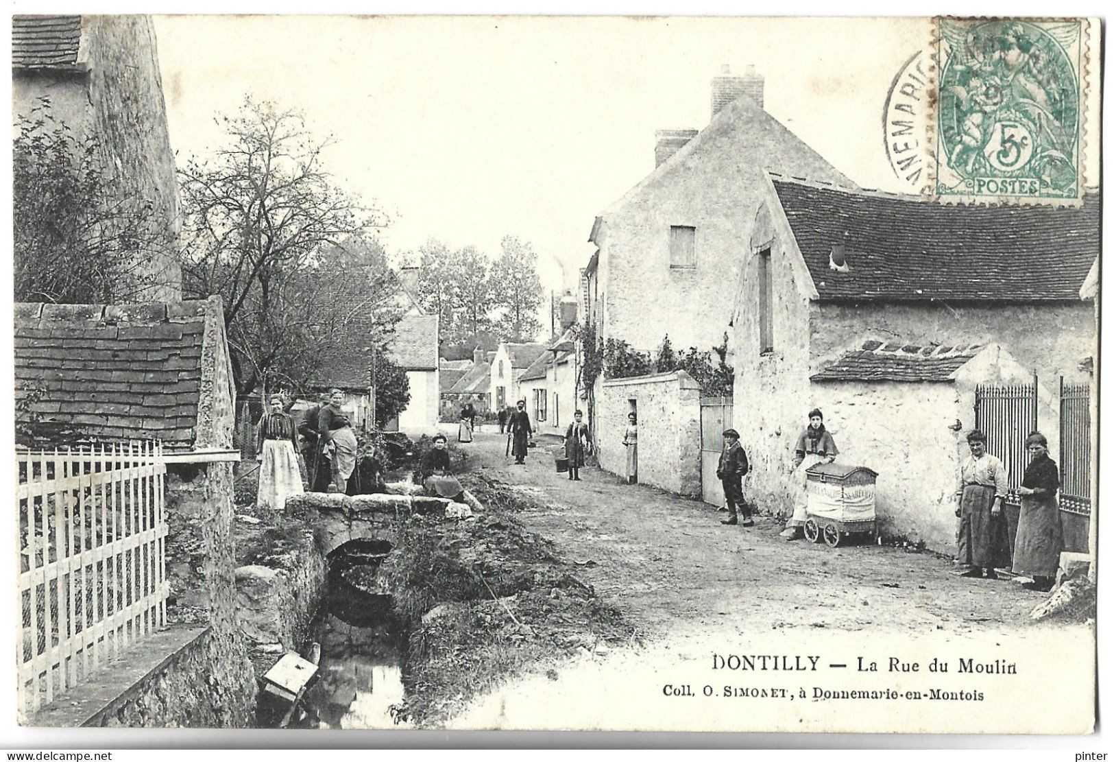 DONNEMARIE DONTILLY - La Rue Du Moulin - Donnemarie Dontilly