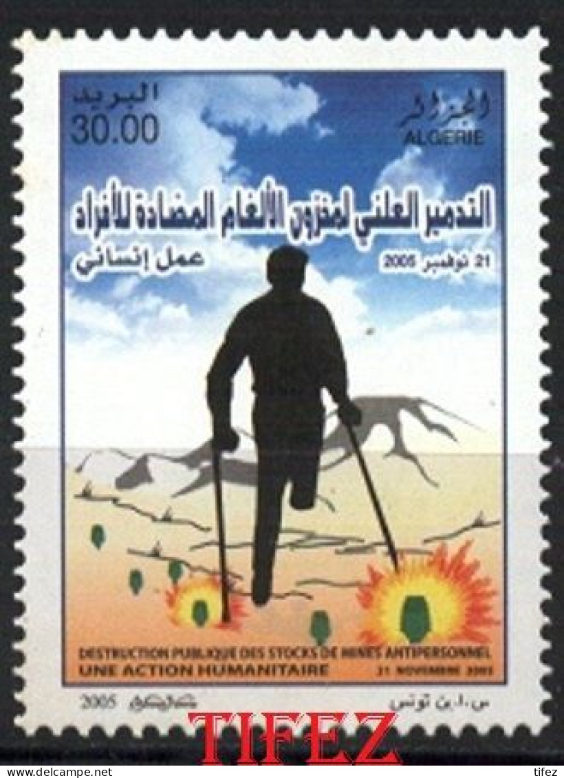 Année 2005-N°1428 Neuf**MNH : Mines Antipersonnel - Algerien (1962-...)