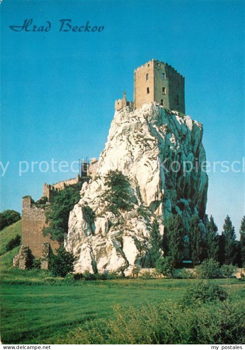 73209308 Beckov_Slovakia Hrad Burg Felsen - Slovacchia