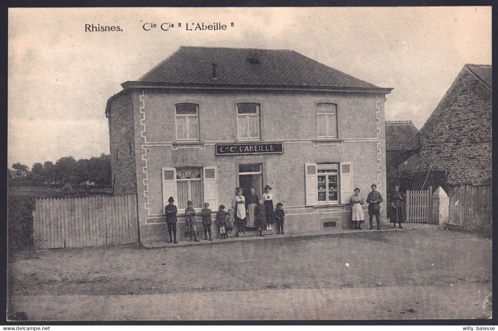 +++ CPA - RHISNES - Cie L'Abeille - Carte Animée  // - La Bruyere