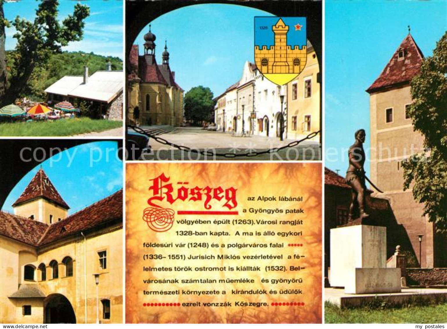 73207053 Koeszeg Stadtansichten Burg Koeszeg - Hongrie