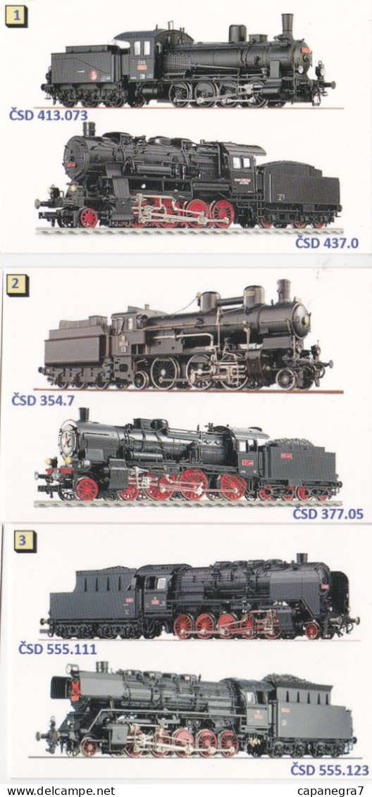 Models Of Steam Locomotives, Czech Rep, 2016 - Petit Format : 2001-...