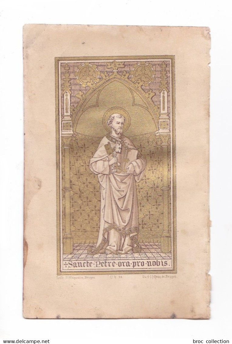 Sancte Petre, Ora Pro Nobis, Saint Pierre, Priez Pour Nous, éd. Sté St Augustin C. B. 34 - Images Religieuses