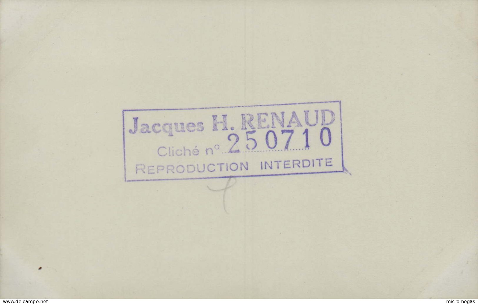 Train Sur Une Voie à Situer - Cliché Jacques H. Renaud - Trenes