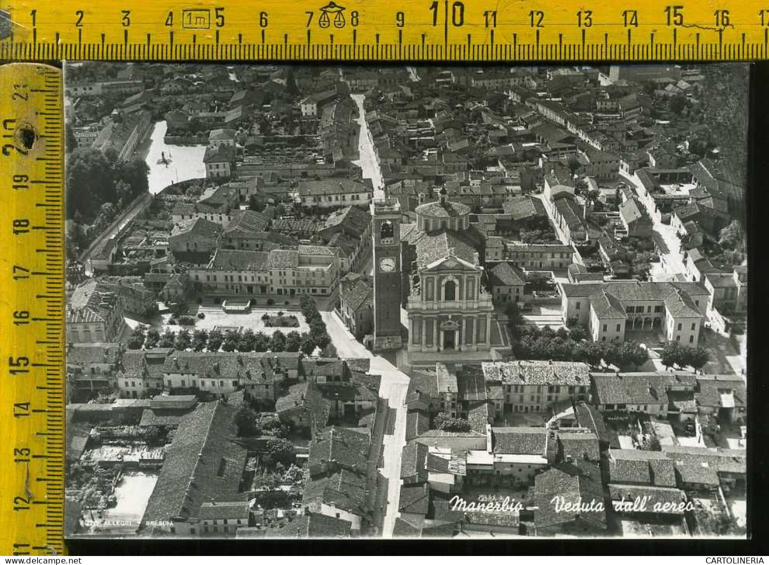 Brescia Manerbio Veduta Dall'aereo  (foto) - Brescia