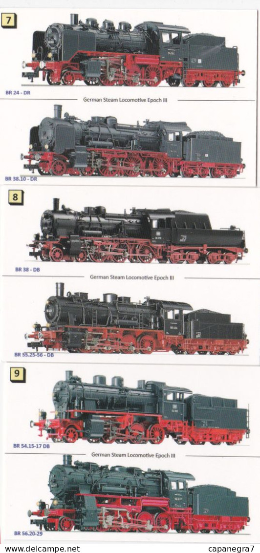 3 Calendars Models Of Steam Locomotives, Czech Rep, 2016 - Petit Format : 2001-...