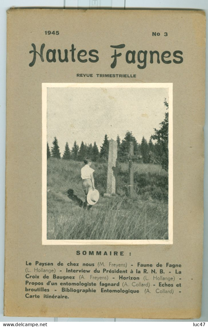 Lot De 7 Anciennes Revues "Hautes Fagnes"  1937 Numéro 4 - 38 N 2 - 39 N 2 - 40 N1 - 45 N1-2-3 - Unclassified