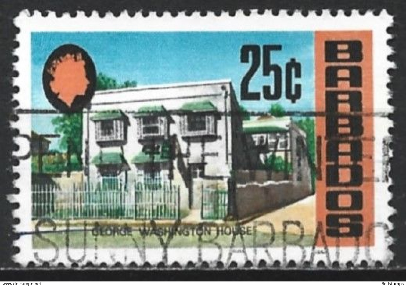 Barbados 1970. Scott #338 (U) George Washington House - Barbados (1966-...)