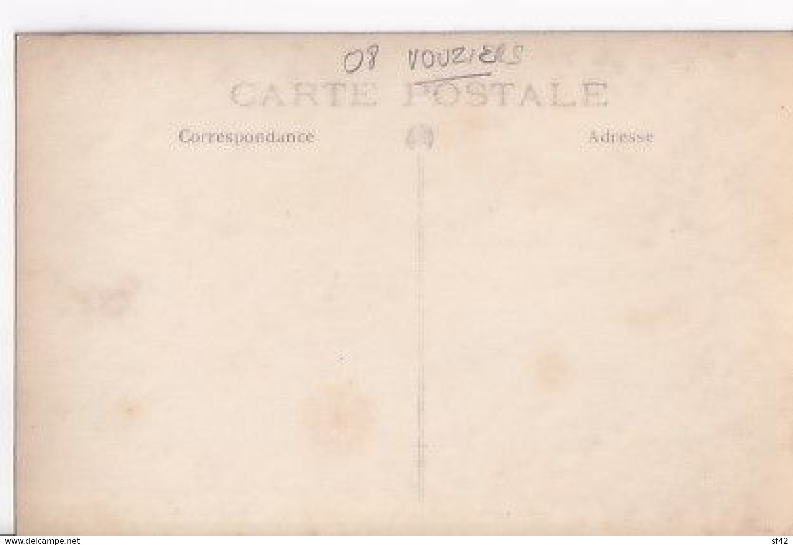 VOUZIERS            CARTE PHOTO  TOMBE AVIATEUR   GARROS - Vouziers