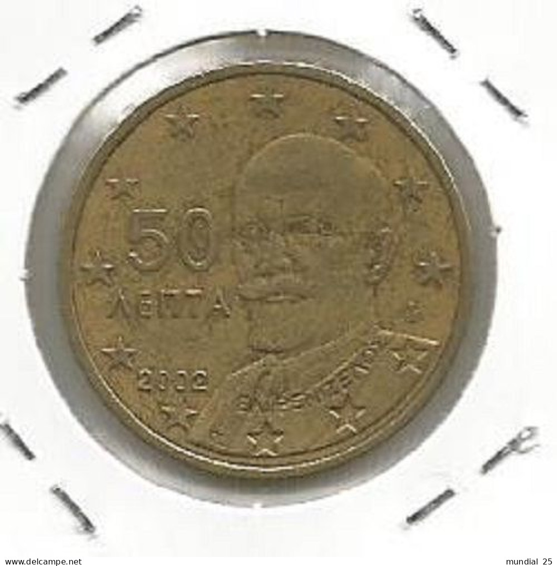 GREECE 50 EURO CENT 2002 - Grèce