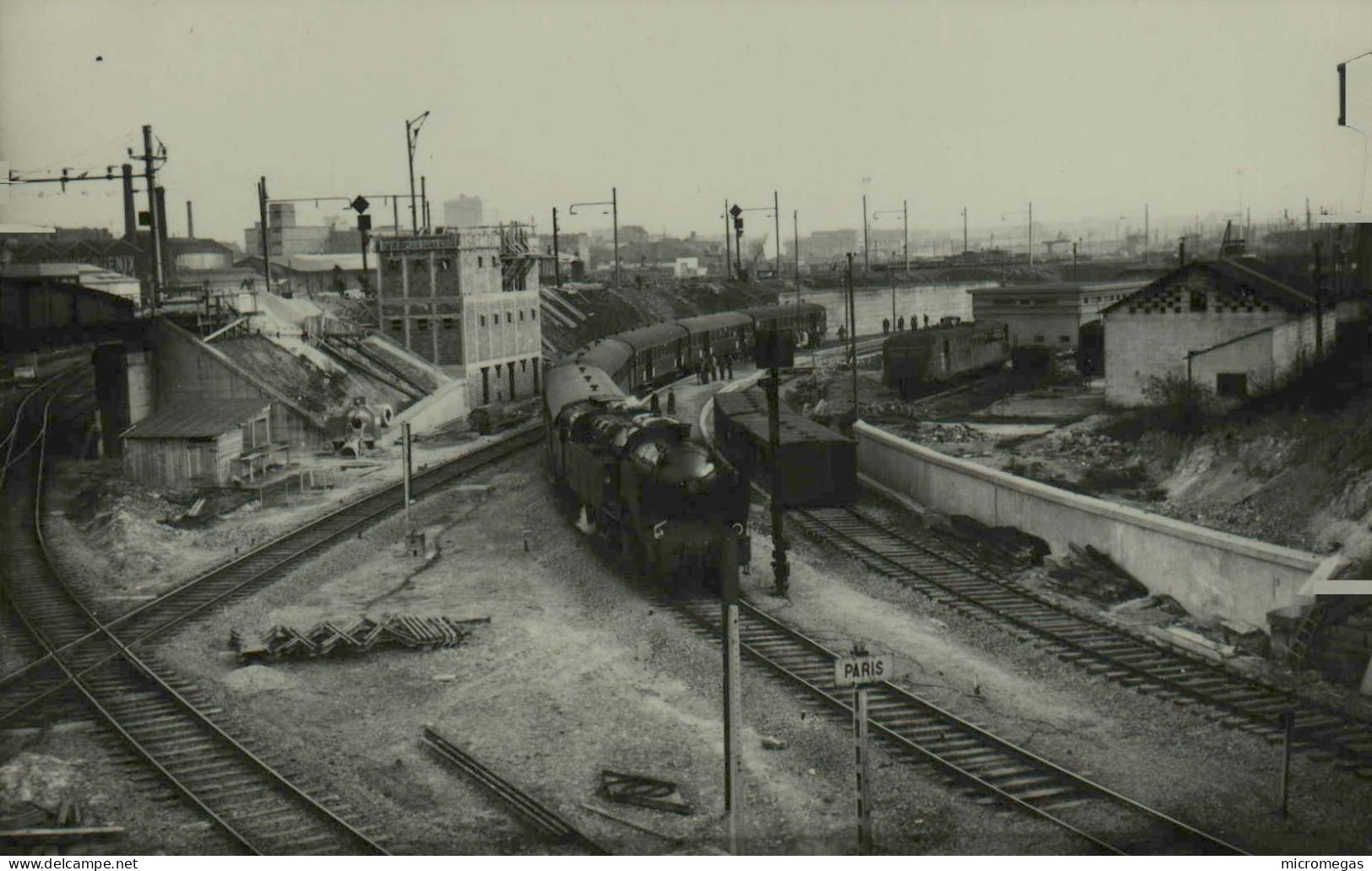 La Plaine-Argenteuil - Cliché Jacques H. Renaud, Printemps 1958 - Trains