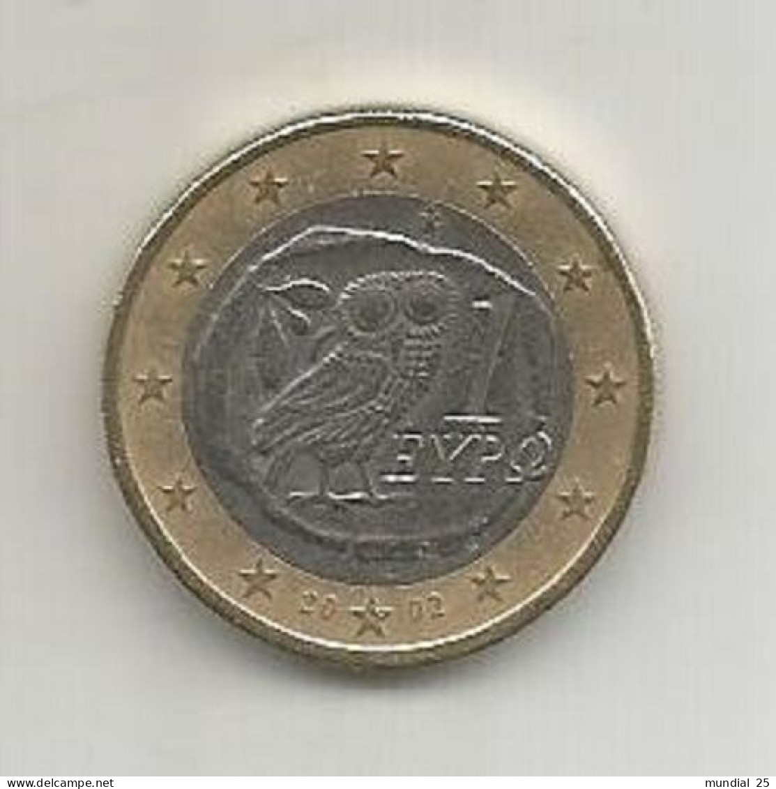 GREECE 1 EURO 2002 - Grecia