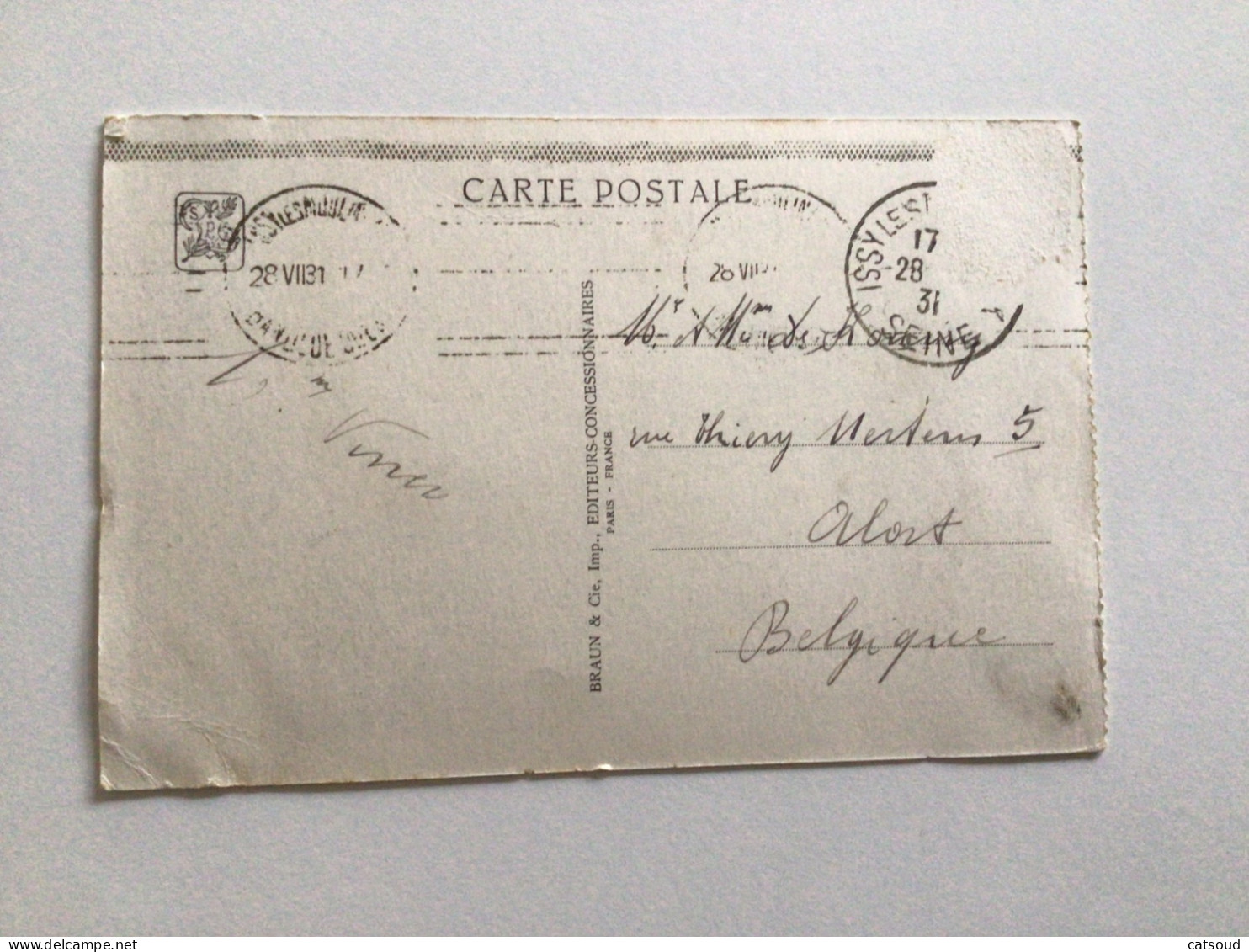 Carte Postale Ancienne (1931)  Exposition Internationale Paris Madagascar Façade Principale - Exhibitions
