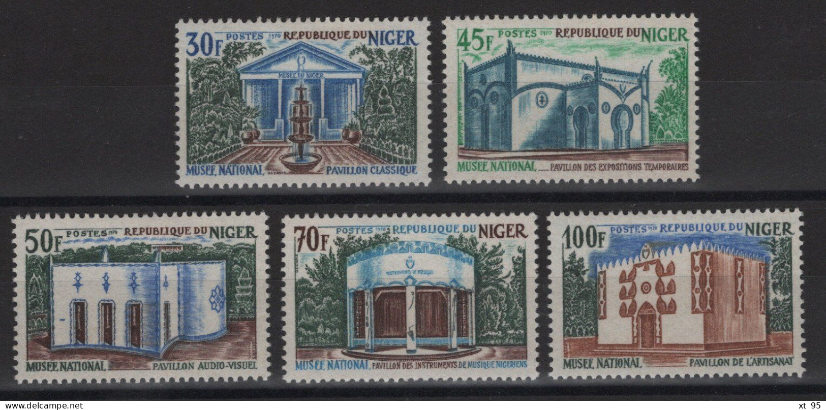 Niger - N°227 à 231 - Musee National - * Neufs Avec Trace Charniere - Cote 6€ - Niger (1960-...)